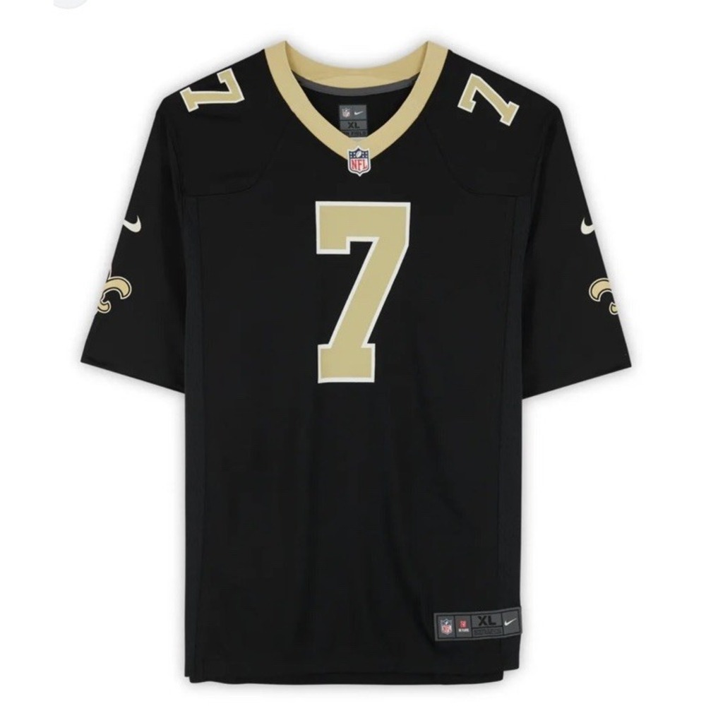 RARE New Orleans Saints Men's Nike Black Game Jersey Custom #7 NWT XL